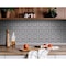 Homeroots 4 x 4 in. Tulipa Gray & White Peel & Stick Removable Tiles 399895 - alternate 8